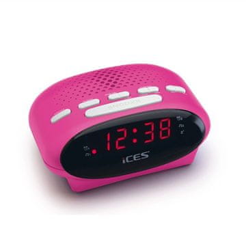 LENCO ICR-210 ružičasti radio sat