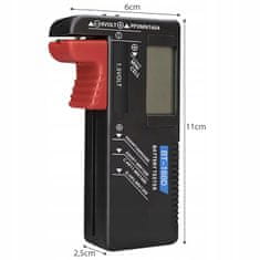 Malatec Univerzalni tester digitalne baterije s LCD -om