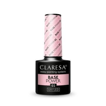 Claresa Base Power Hybrid baza za lak za nokte br. 02 5 g