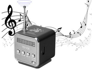 hurtnet LED bežična USB baterija FM radio LCD MP3 Bluetooth