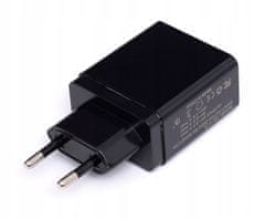 Kraft&Dele 4x USB 3.0 brzi punjač 220V sa LED 3.1A crni