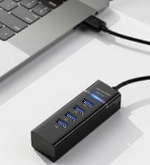 Izoksis 4 vrata USB 3.0 Distributer Cloworking Station Divide + Adapter
