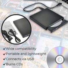 Izoksis CD-DVD prijenosni vanjski pogon USB