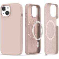 Tech-protect Silicone MagSafe maska za iPhone 15 Plus, ružičasta