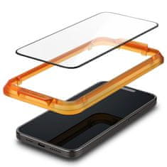 Spigen Glas.Tr Full Cover 2x zaštitno staklo za iPhone 15 Pro Max, crno