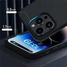 Tech-protect Silicone MagSafe maska za iPhone 15, crno