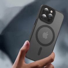 Tech-protect Magmat Cam MagSafe maska za iPhone 15 Pro, crno