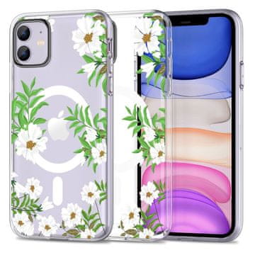 Tech-protect Magmood MagSafe maska za iPhone 11, spring daisy