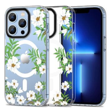 Tech-protect Magmood MagSafe maska za iPhone 13 Pro, spring daisy