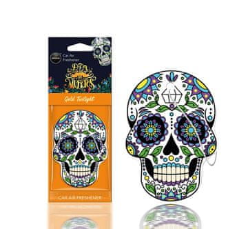 slomart AMiO osvježivač zraka MUERTOS Gold Tattoo, celulozna privjesnica
