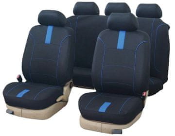 Cappa Univerzalne presvlake za auto SUPERSONIC crne/plave