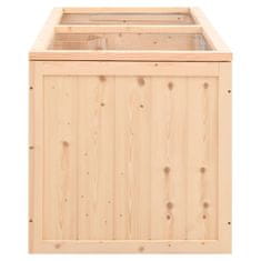 Vidaxl Kavez za hrčka 89,5 x 45 x 45 cm Masivno drvo jele