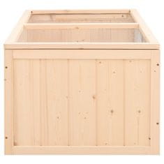 Vidaxl Kavez za hrčka 104x52x38 cm Masivno drvo jele