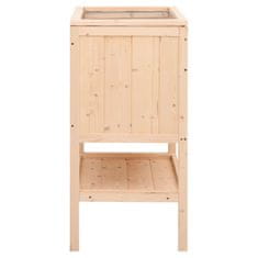 Vidaxl Kavez za hrčka 55x40x80 cm Masivno drvo jele