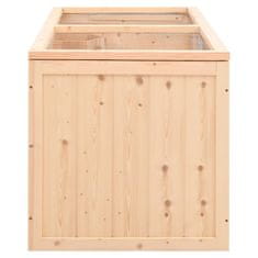 Vidaxl Kavez za hrčka 104x52x54 cm Masivno drvo jele