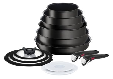Tefal Ingenio Eco Resist set, 13 kom, crna (L3979153)