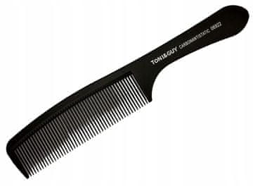 Toni&Guy Frizerski češalj za šišanje i raspetljavanje, antistatički, crni, 06922