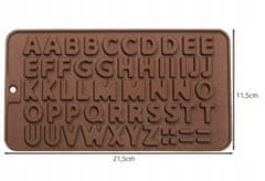 Ruhhy Silikonski kalup za čokoladna slova