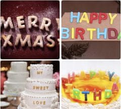 Ruhhy Silikonski kalup za čokoladna slova