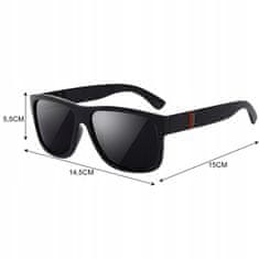 Malatec Unisex polarizirane sportske sunčane naočale uv 400 filter crna