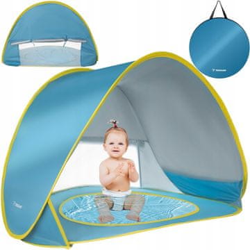 Malatec Popup poluotvoreni šator za plažu s bazenom 65x115x80cm