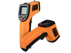 Verkgroup Digitalni laserski termometar baterije s LCD do 380 ° C