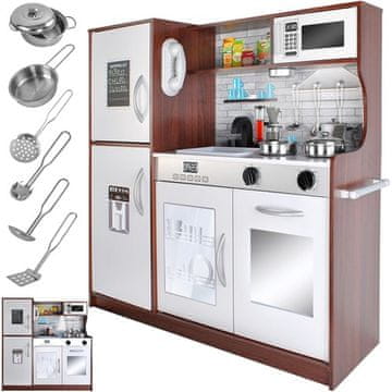 slomart Kruzzel 22114 Drvena kuhinja, 90x60x30 cm, s dodacima