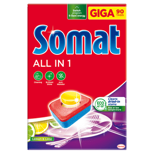 Somat All in One tablete za perilicu posuđa, limun, 90/1 