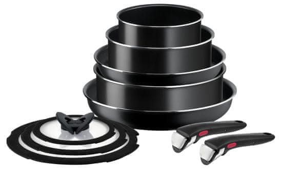 Tefal Ingenio Easy Cook & Clean 10-dijelni set, crna (L1549042)