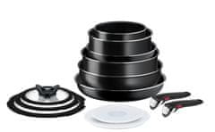 Tefal Ingenio Easy Cook & Clean 13-dijelni set, crna (L1549023)