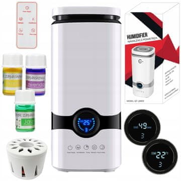 Malatec 220V LED difuzor 4L LCD dodir + esencijalna ulja i daljinski upravljač