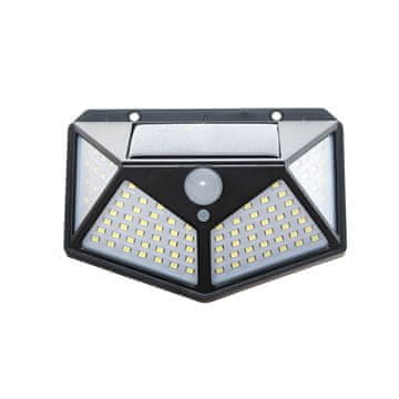MG L10720 solarna svjetiljka 100 LED, crno