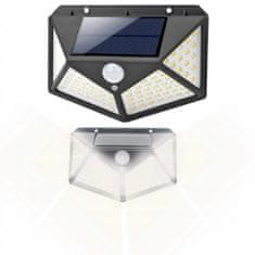 MG L10720 solarna svjetiljka 100 LED, crno