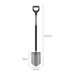 Fiskars šiljasta lopata Ergonomic (1066708)