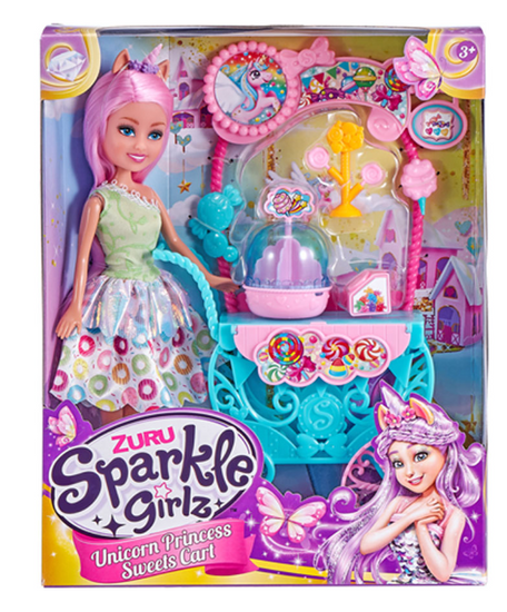 Zuru Sparkle Girlz set, kolica sa slatkišima, 27 cm (01107)