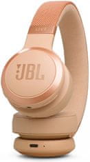 JBL Live 670NC bežične slušalice, bež