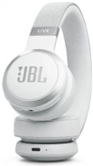 JBL Live 670NC bežične slušalice, bijele