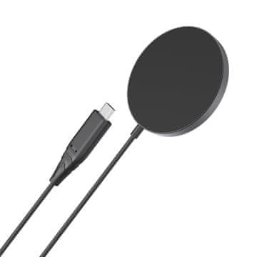 Choetech T518 MagSafe bežični punjač 15W, crno