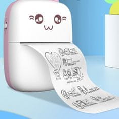 MG C9 bluetooth termalni printer, ružičasta