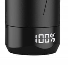 Malatec Snažna baterija 2400mAh masaža s LCD zaslonom + 10 glava i vrećica