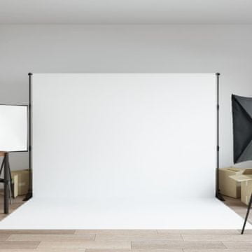 Vidaxl Stalak za pozadinu Crni 305 x 243 cm Čelik