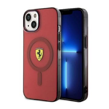 Ferrari prozirna MagSafe futrola - za iPhone 14 (crvena)