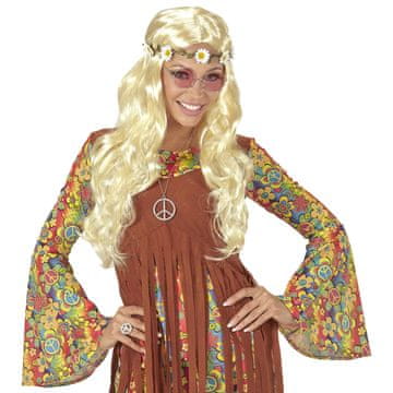 Widmann Ženska Plava Hippie Perika s Vijencem