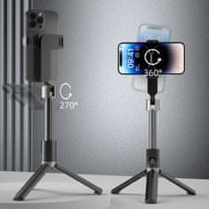 DUDAO F18 bluetooth selfie štap, crno
