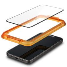 Spigen Glas.Tr Full Cover 2x zaštitno staklo za iPhone 15 Plus, crno