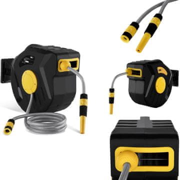 MSW Zidni kolut s vrtnim crijevom, priključak 3/4 #8221, duljina 22 m