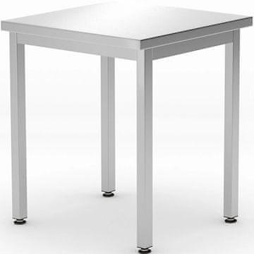 Hendi Budget Line centralni kuhinjski radni stol od čelika 600 x 600 x 850 mm - 817056