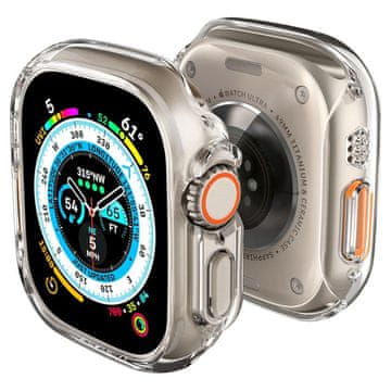 Spigen TANKA FUTROLA ZA APPLE WATCH ULTRA 1/2 (49 MM) KRISTALNO PROZIRNA