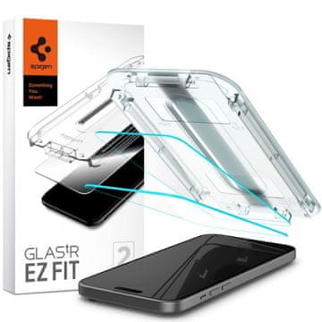 Spigen Spigen Kaljeno Staklo Za Iphone 15 16 Glas.tr Ez Fit Zaštita Za Ekran Od 2 Komada