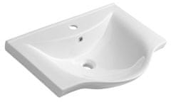 AQUALINE AQUALINE ZARA 65 keramički umivaonik, namještajni, 64,5x46cm, bijeli